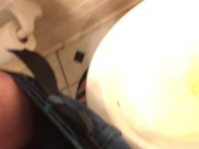 Taking a leak (peeing)