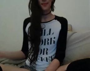 Beautiful Femboy cumshot