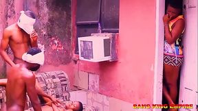 Local GHETTO Babe On Hardcore Threesome COWGIRL With Colledge Roommate