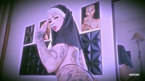 sinful nun dark prostate punishment handjob and rimming post orgasm denial