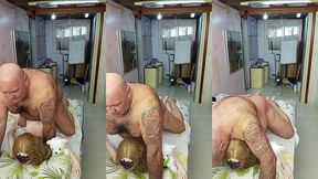 novinha quer que o velho va por cima dela