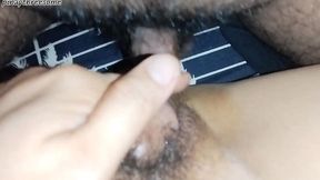 filipina single mom hairy pussy gets hump