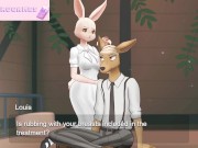 Haru's secret life Chapter #1 sexy furry bunny [Full Gallery hentai game] Beastars