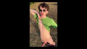 Finally! Intense Cumshow on Fresh Air, From Your Favorite Boy