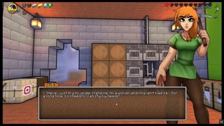 HornyCraft [minecraft Parody Hentai game PornPlay ]Ep.5 the cowgirl wants to touch my morning boner