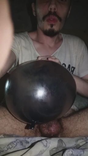I Cum Twice with This Balloon Sex-toy - No Hands Cumming