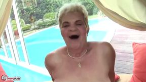 chubby grandma loves rough sex