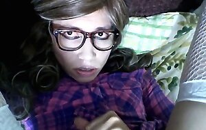 Crossdresser Paulina Doll's Solo Self-Facial