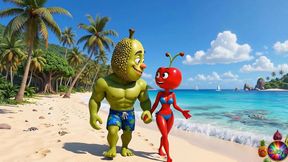 Episode 4 - Cute Pineapple Girl and Sweet Avocado Man Sharing Gentle Tropical Moments AI Hentai