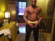CAUGHT!! Kennie Jai jerks off and get caught by bear daddy!!