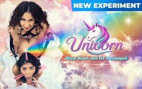 Submissive Unicorn Hazel Heart Surrenders to Couple Liv Revamped and Dorian