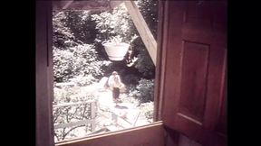 European beauty gets double pen from black and white