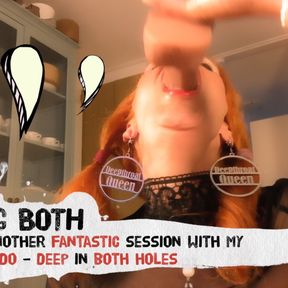 #63 Trailer-I&#039;m at and on the new dildo again! How exquisite it is - BeingBoth