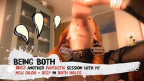 #63 Trailer-I&#039;m at and on the new dildo again! How exquisite it is - BeingBoth