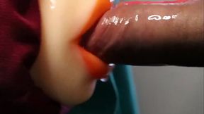 I love to fuck deeply this humid deep realistic mouth with pleasure