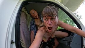 Public libertines get caught in a wild and nasty dogging session