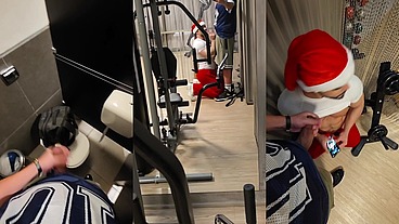 FUDENDO O PAPAI NOEL NO BANHEIRO DO SHOPPING - PARTE II