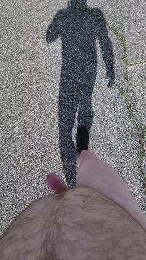 Unforgettable moment from "Walking around outside with only socks, and shoes on."