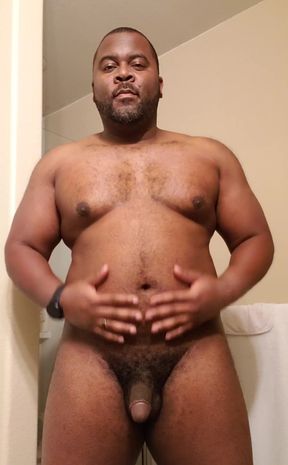 About to take a shower