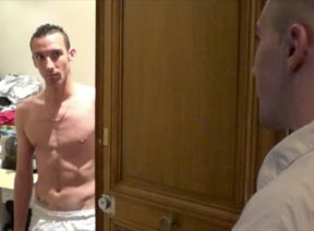 Byron Cohen and Matt Kennedy share the couch for steamy sex