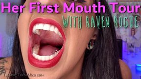 Her First Mouth Tour - Raven Rogue - HD 720 MP4