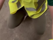 Risky Blowjob In Work Warehouse