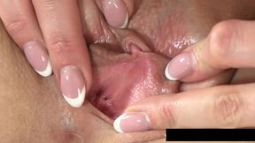 blonde teen strips and toys her tight asshole
