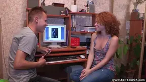 Cheat Redhead Takes Her Lover’s Big Cock After Leaving Her Husband