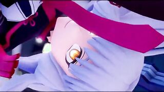 【MMD R-barely legal SEX DANCE】HOT WOMEN FUCKS ON BEAUTY STAGE AND FUCKS INTENSELY激しいセックス[MMD R-18]