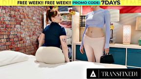 TRANSFIXED - Horny Emma Rose Catches Roommate Ariel Demure Getting Sneaky Sucked By Vendor Siri Dahl