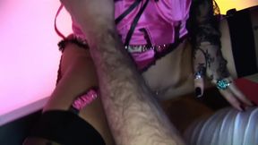 Croft Busts Out Her Giant Tits Before Mounting A Big Hard Dick