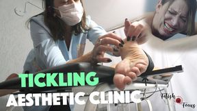 Tickling clinic p1 (720p) - Tickled in bondage, foot tickling, brush tickling copy 1