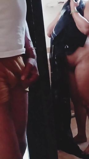 The father-in-law saw the daughter-in-law taking a bath in the bathroom and entered the bathroom and had sex in the&hellip;   Clip 1