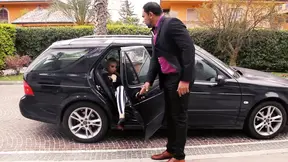 Black stud pounds cute blonde chick with tattoos