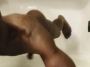 Caught in shower, playing with my toy Part two