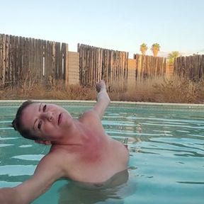 Funny Milf Neighbor Naked &amp; Smoking