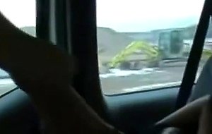 Swiss couple fucking in a car