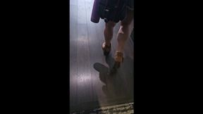 Follow The Chiseled Muscular Calves Jean Shorts and Boots