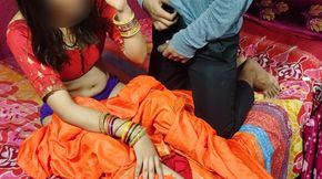 Huge Boobs Indian MILF Strips Saree Choli and Fucks with Devar Ji