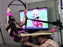 Kinky Crossdresser Swing Play with Michelle