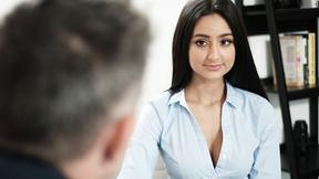 ”Sexy office slut & her big cocked boss”