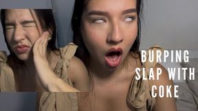 Latina Burping and Being Humiliated with Slaps