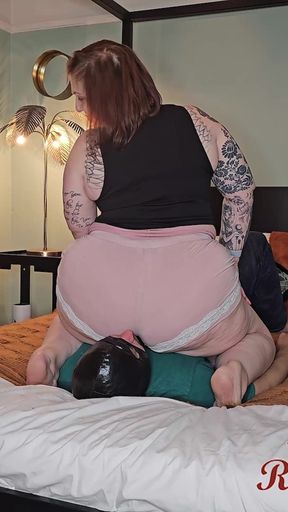 Gassy Step-sister Facesitting and Farting in Mouth 1