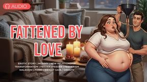Fattened By Love: A Feedee's Gentle Transformation | Feederism | Feeder | Feedee | Food Play | Submission | SSBBW | Face Stuffing | Transformation | Fat Loving