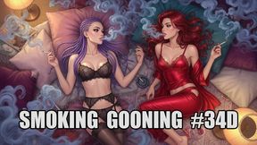 Smoking Gooning #34D: Brain-Melting Smoke Submission (Animated, Music, Text)