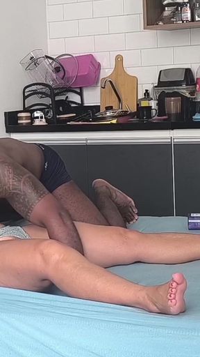 Jaw-dropping moment from &quot;Married woman from Rio Grande do Sul visiting her lover BBC in S&atilde;o Paulo and receiving erotic massage&quot;
