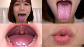 Mai Onodera - Erotic Tongue and Mouth Showing