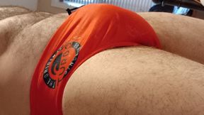 Friends turbo speedo rub and cum