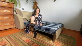 pantyhose and one boot wmv