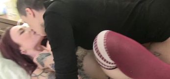Strong strap on sex tattooed filthy lesbians